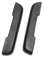 68-72-Chevelle / El Camino  Front Injection Molded Arm Rest Pads Sold Each Black LH