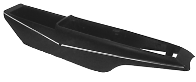 68-72 Chevelle / El Camino Center Console Base With Chrome Surround Molding