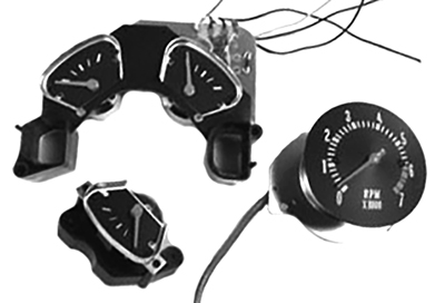 68  Chevelle / El  Camino Dash Gauge Conversion Kit Tachometer 6000 RPM Red Line Replaces Warning  Lights