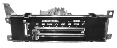 68 Chevelle / El Camino Heater Control Lens