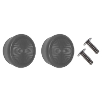 67-76 Chevrolet/GMC Truck Window Crank Handle Knob, Black, Pair