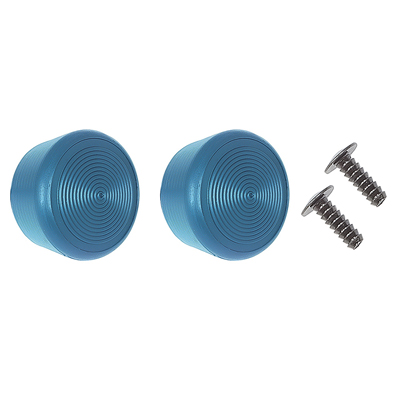 67-76 Chevrolet/GMC Truck Window Crank Handle Knob, Medium Blue, Pair