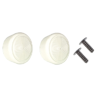 67-76 Chevrolet/GMC Truck Window Crank Handle Knob, Off-White, Pair