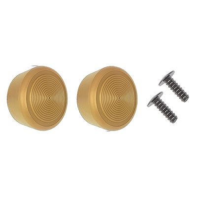 68-81 Window Crank Handle Knob, Light Saddle, Pair