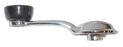 68-72 Chevelle / El Camino Front Inside Window Crank Handles, Concourse Correct, Black Knob
