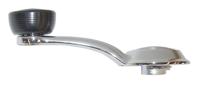 68-72 Chevelle/El Camino Rear Inside Window Crank Handles, Concourse Correct, Black Knob