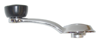 68-72 Chevelle/El Camino Rear Inside Window Crank Handles, Concourse Correct, Black Knob