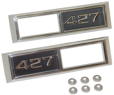 68 Chevrolet Full Size Passenger Car Side Marker Light Bezel, 