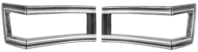 68 Chevelle Tail Light Bezels LH & RH With Seals