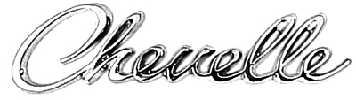 68-69 Chevelle  Hood Emblem 