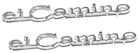 68-69 El Camino Quarter Panel Emblems 