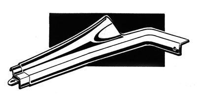 68-72 El Camino Front Corner Bed Molding LH Drivers Quality