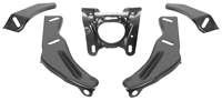 68 Chevelle Rear 5 Piece Bumper Bracket Set