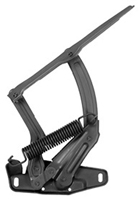 68 Chevelle / El Camino Left Hood Hinge, Phosphate Plated With Springs