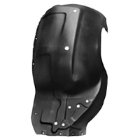 68-72 Chevelle / El Camino Front Inner Fender Skirt Left Hand, Pllastic