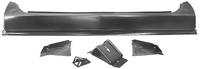 68-69 Chevelle Rear Body Panel, With Reinforcement Brackets