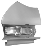 68 Chevelle / El Camino Quarter Panel Tail Light Extension Left Hand