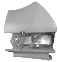 68 Chevelle / El Camino Quarter Panel Tail Light Extension Right Hand