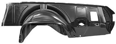 68-72 El Camino Complete Inner Quarter Panels Left Hand