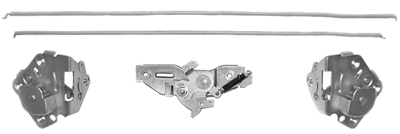 68-72 El Camino Tail Gate Latch And Rod Set