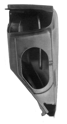 68-72 Chevelle / El Camino Left Hand Outer Cowl Shoulder Panels