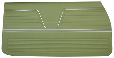 69 Chevelle Coupe,Convertible, El Camino Front Door Panels Black Colors Available Special Order Red, Parchment, Dark Gre