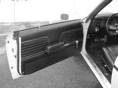 69 El Camino Front Door Panel Fully Assembled Specify Color When Ordering