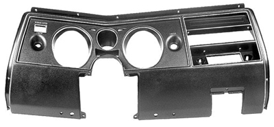 68 Chevelle / El Camino Dash Instrument Bezels Without A/C