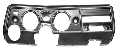 68 Chevelle / El Camino Dash Instrument Bezels Without A/C With Astro Vent
