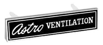 69 Chevelle / El Camino Dash Emblem  Astro Ventilation Above The Glove Box