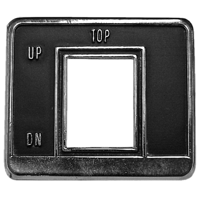 69 Chevelle Convertible Top Switch Bezel,