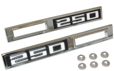 69 Chevelle / El Camino Front Fender Side Marker Light Bezels Chrome 250