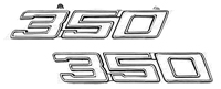 69-72 Chevelle / El Camino Fender Emblems, 350