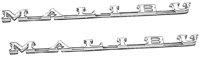 71-73 Chevelle Malibu Front Fender Emblems 