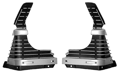 69 Chevelle / El Camino Standard Grill Extensions LH & RH, Pair