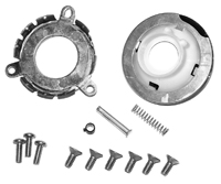 69-72 Chevelle / El Camino Wood and Cushion Grip Wheel Horn Cap Mounting Kit, Without Tilt