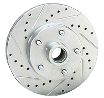 69-72 Chevelle / El Camino X-Drilled & Slotted Brake Rotor