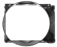 69-70 Chevelle / El  Camino Small Block Fan Shroud With Small Core, Molded Plastic