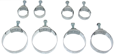 67-73 Chevelle / El Camino Radiator And Heater Hose Clamps, Tower Style