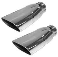 69-72 Chevelle / El Camino Super Sport Chrome Exhaust Tips Reproduction