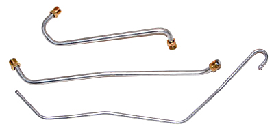 69 Chevelle / El Camino Pump To Carb Line Original Material 350/255 & 300HP With Return Line 3 Piece Set