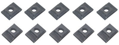 69-72 Chevelle / El Camino Body U-Nut 10 Pieces 5/16-18, Square U-Nut .69W x 1
