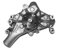 69-87 Chevelle / El Camino Small Block Natural Finish Aluminum Water Pump, High Performance