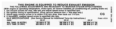 69 Tune-Up Label (CD), See Description For Applications