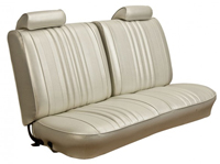 70 Chevelle & El Camino Seat Upholstery Black For Front Split Bench Seats Special Order Colors Available  Red,Gold, Medi