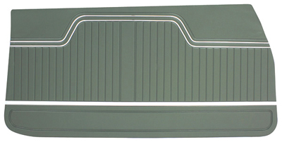 70-72 Chevelle Coupe, Converible, El Camino Front Door Panels Black Colors Available Special Order 70 Dark Green 70 Ivor