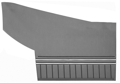 70-72 Chevelle Convertible, Rear Quarter Panels Black Colors Available Special Order 70 Dark Green 70 Ivory, 70 Medium B