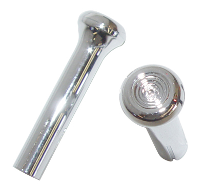 70-72 Chevelle / El Camino Door Lock Knobs, Chrome