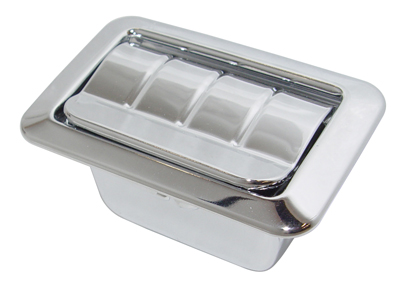 70-72 Chevelle Coupe Rear Arm Rest Ashtray Original Style Ribbed Top