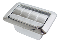 70-72 Chevelle Coupe Rear Arm Rest Ashtray Original Style Ribbed Top